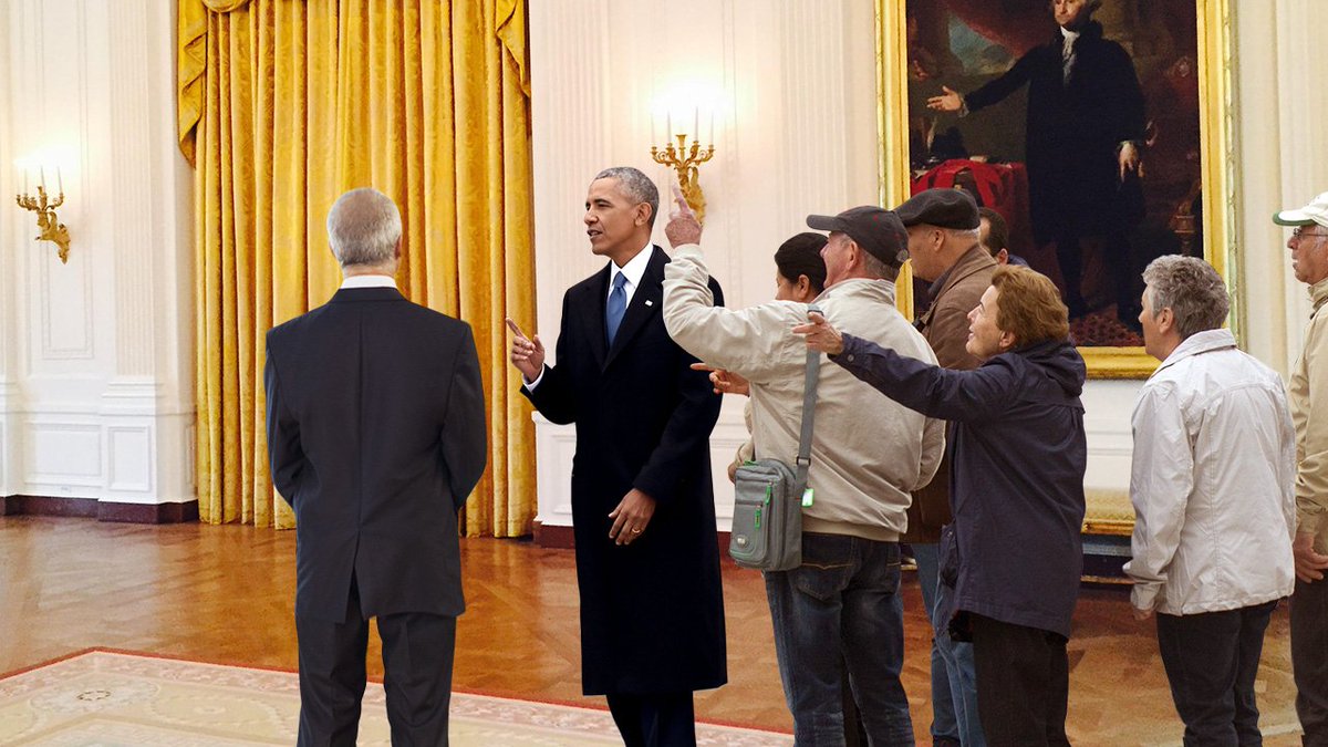 Obama Was Kicked Off Of A White House Tour For Shouting, ‘I Already Know That,’ After Everything The Tour Guide Said clckhl.co/NbnNJoz