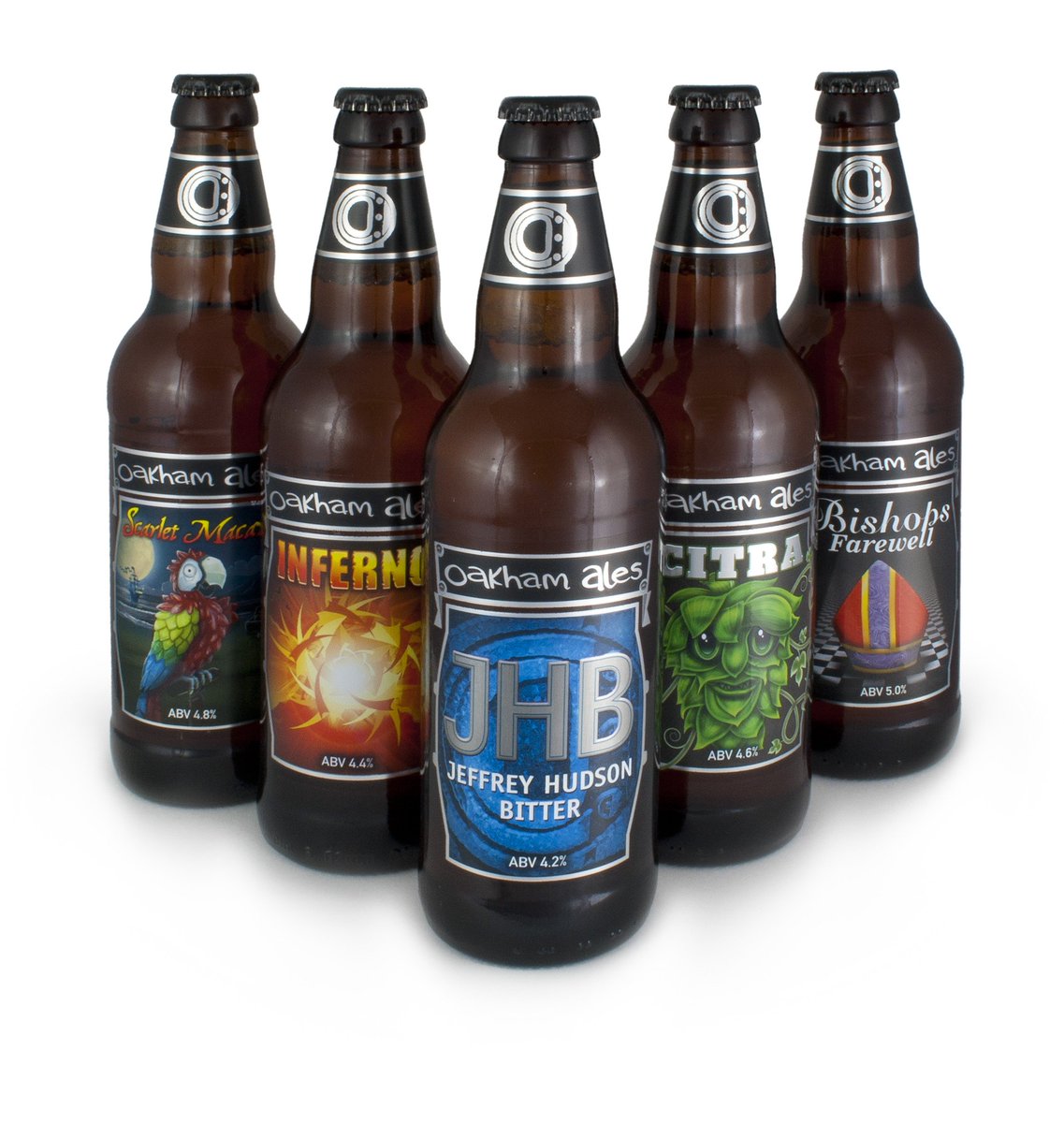 OakhamAles's tweet image. All our permanent range is available in 500ml bottles and our award winning Citra is also available in 330ml. #bottledbeer