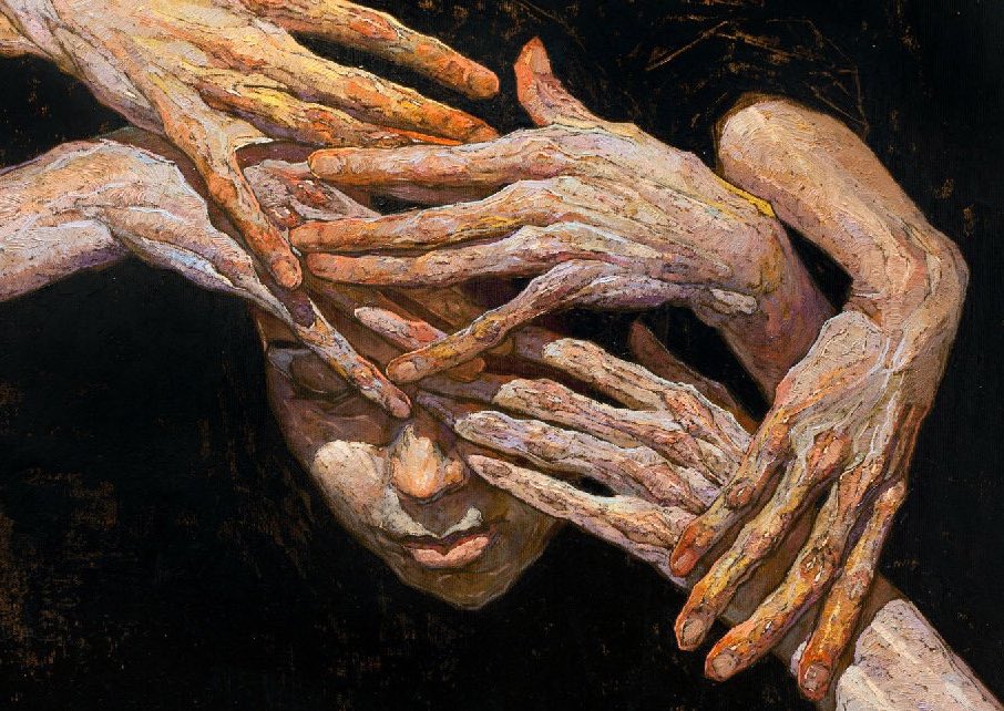 Denis Sarazhin painting. #artattacks