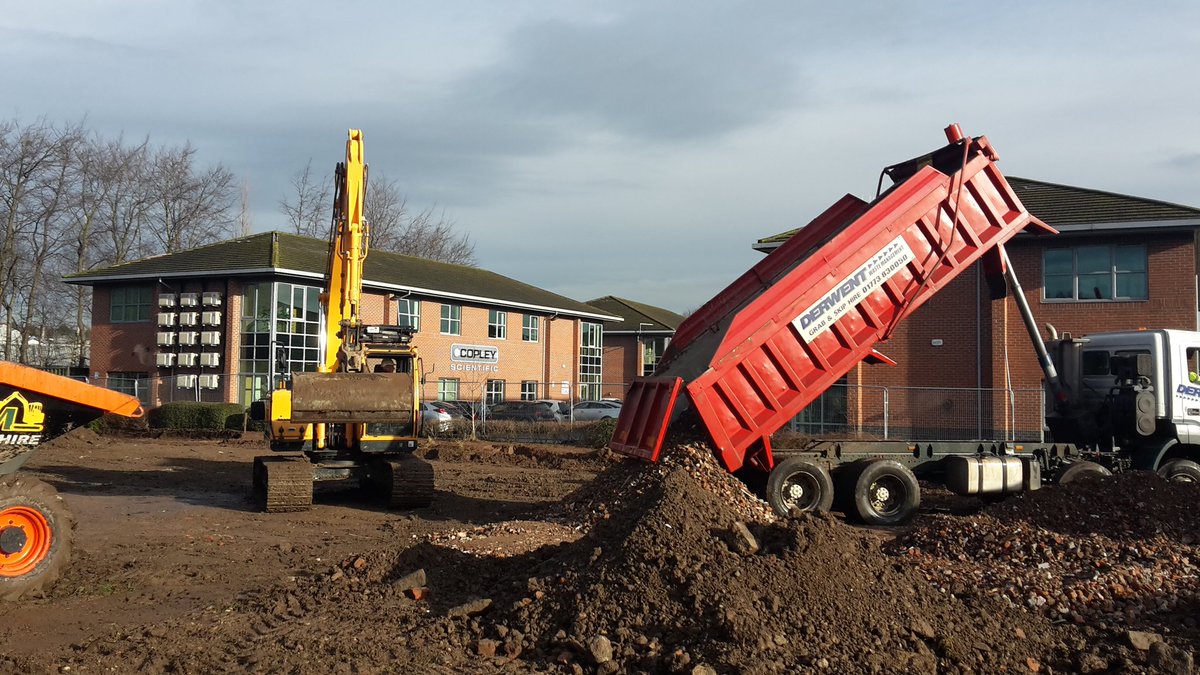 Week 1 temporary roads onto site. #Quaysidecourt