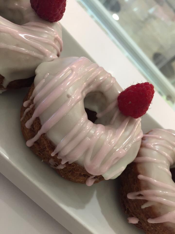 The star of our Plant Based Wednesday the absolutely intergalactic VEGAN CRONUT!! #getdtl #forestcity #vegetarian #vegan #cronut #Foodie