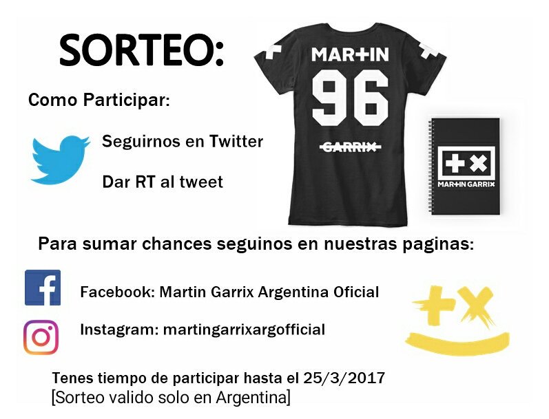 MartinGarrixARG's tweet image. Primer Sorteo oficial de Martin Garrix Arg:
Espero que participen! ❤ (Sorteo valido solo para Argentina 😊)
Reglas en la foto ⬇

Suerte!! 🙌💖