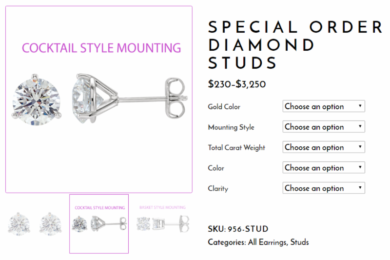 Lowest Prices On Customized Diamond StudsCheck them out at: lillianesjewelry.com/product/specia… conta.cc/2mLcv23