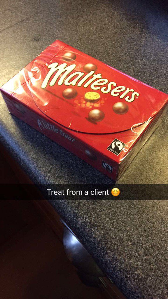 When you love what you do, get paid for it and your client pulls out this little treat 👌🏽😁 #electrician #Treatbox