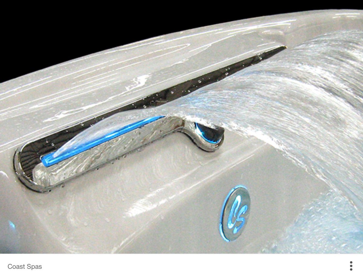 CoastSpasLV's tweet photo. It's #WaterfallWednesday! #CoastSpas #Eclussive 24" #Waterfall is the largest available on any #HotTub.  #FindYourSpa #HotTubLiquidators! https://t.co/aaHenhkUYf