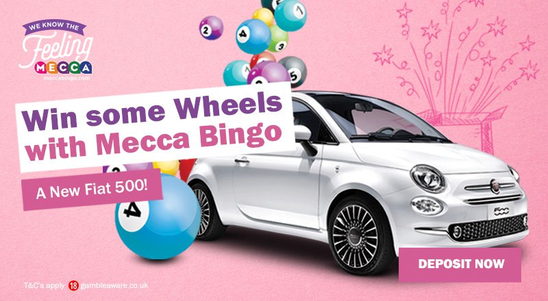 MeccaBingo's tweet photo. Fancy winning a Fiat 500 in our March Madness? What about a spa day? A country weekend getaway? Celeb chef dinner? https://t.co/wdMfRwk1jr https://t.co/WJYDzPlfva