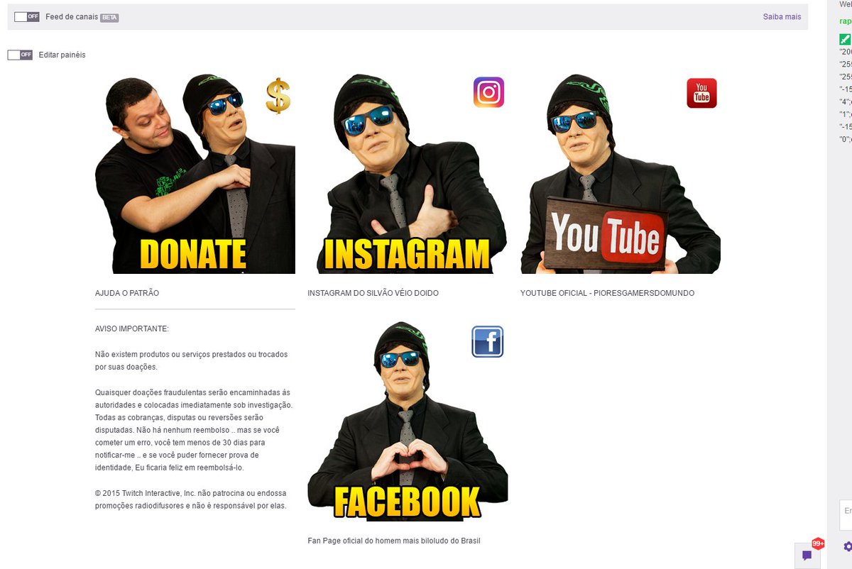 SilvioSantosCS's tweet image. TÔ ATUALIZANO AS ARTE NA TWITCH

QUEM ACHA QUE TÁ COISA LINDRIA: CURTE E DÁ RT 
QUEM NÃO ACHA : TB

twitch.tv/silviosantosdo…