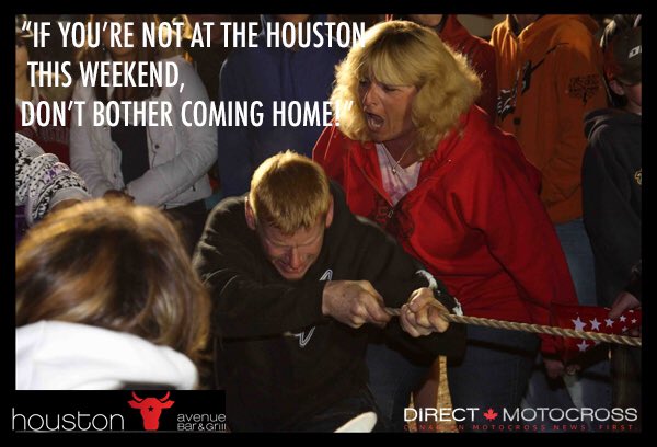 directmx's tweet photo. You DO NOT want to make her mad! #sx #supercross #mx #motocross #party #afterparty #autographs @SupercrossLIVE @Houston_Ontario #bothnights https://t.co/zOwaBKxbvD