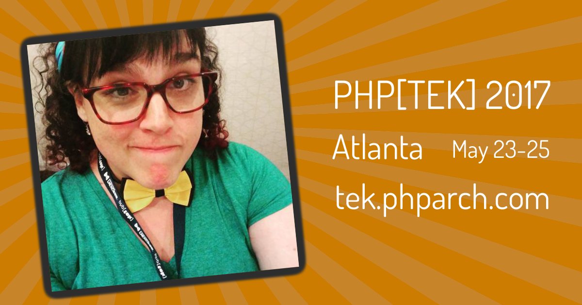phparch's tweet image. Don't miss our keynote "How PHP Got Its Semicolons" by Samantha Quiñones (@ieatkillerbees) at #phptek 2017 buff.ly/2jt19kW