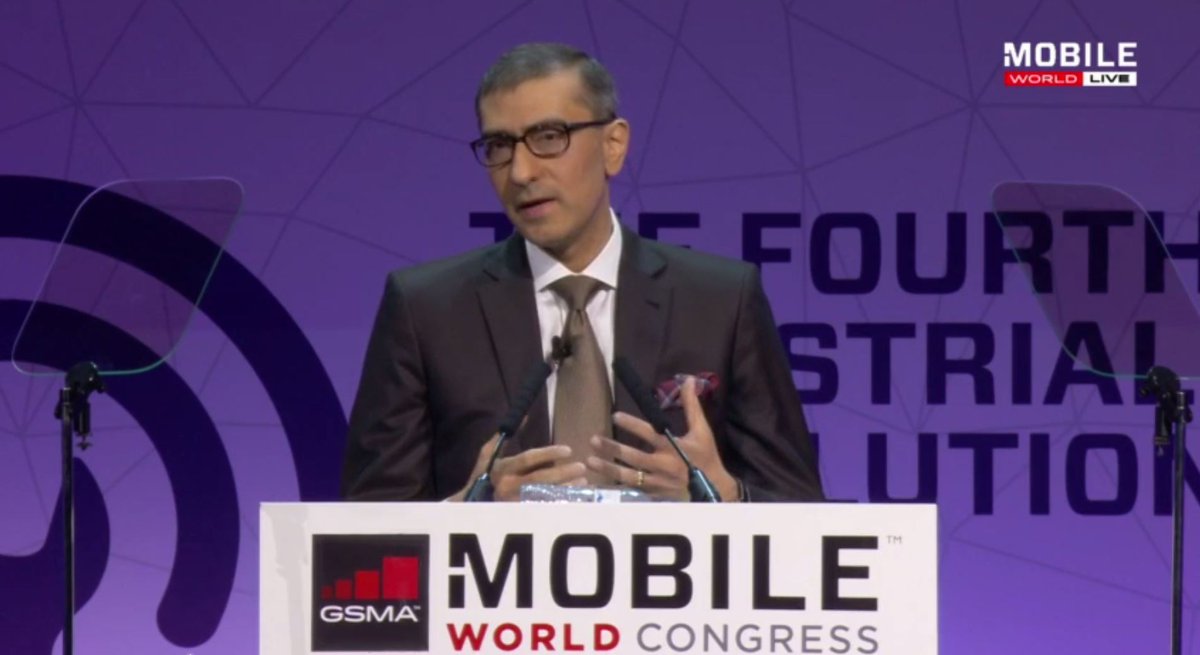 nokia's tweet photo. Watch Rajeev Suri's keynote on "Enabling the Fourth Industrial Revolution" here: https://t.co/Y3fcKOn4AG #MWC17 @GSMA https://t.co/9m8m808L7G