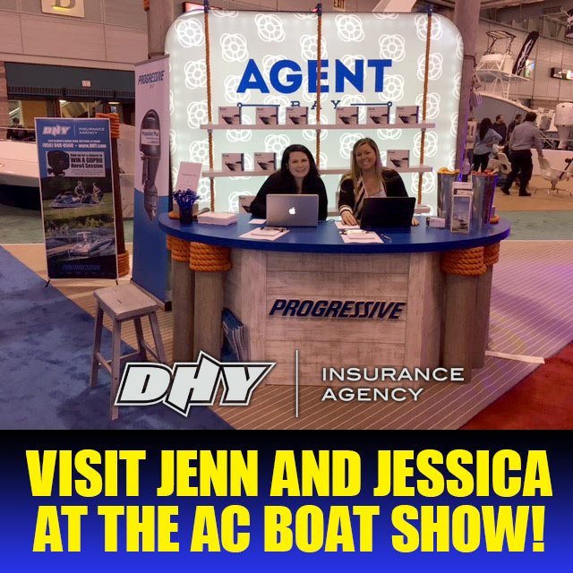 DHYNJ's tweet photo. Going to the #ACBoatShow? Swing by the #Progressive booth and ask Jenn or Jessica how to win a #GoPro camera #DHYInsurance #DHYMotorsports https://t.co/CeDtLcCafH
