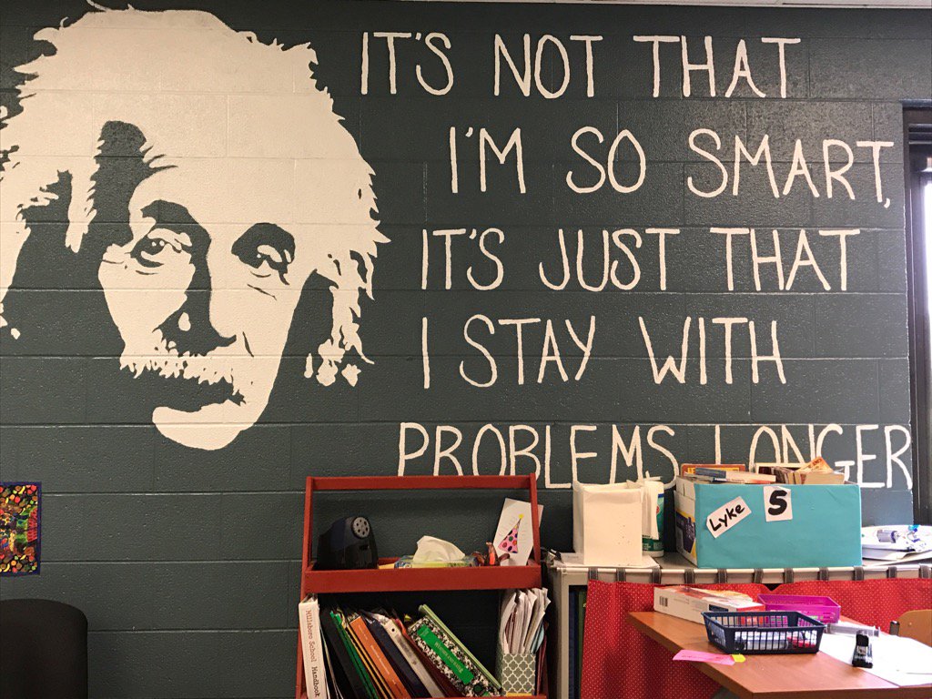wcsCOsew's tweet photo. WCS HSMS wall mantra reminds students of the grit & tenacity that science & engineering require.
#sciencegrit! https://t.co/09CMIQTxL6