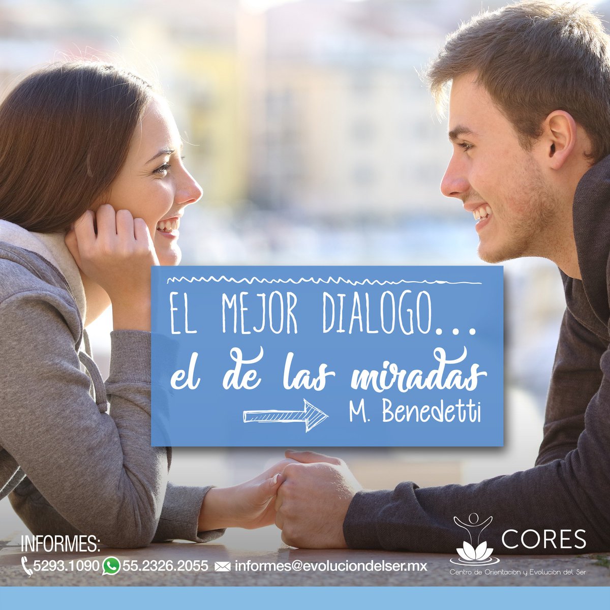 CORESMx's tweet photo. Hay muchas formas de comunicarnos...
¿Las conoces?
Buen Miércoles!!
CORES un espacio de Encuentro... https://t.co/CC1sSAArXa