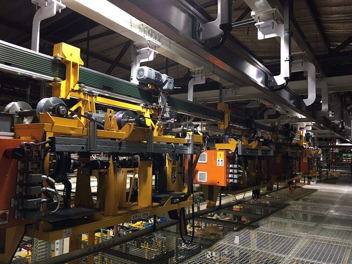 The "Front Corner" conveyor consists of a 12 trolley buffer system, for <a href="/FordSouthAfrica/">Ford South Africa</a>. #engineering #innovation