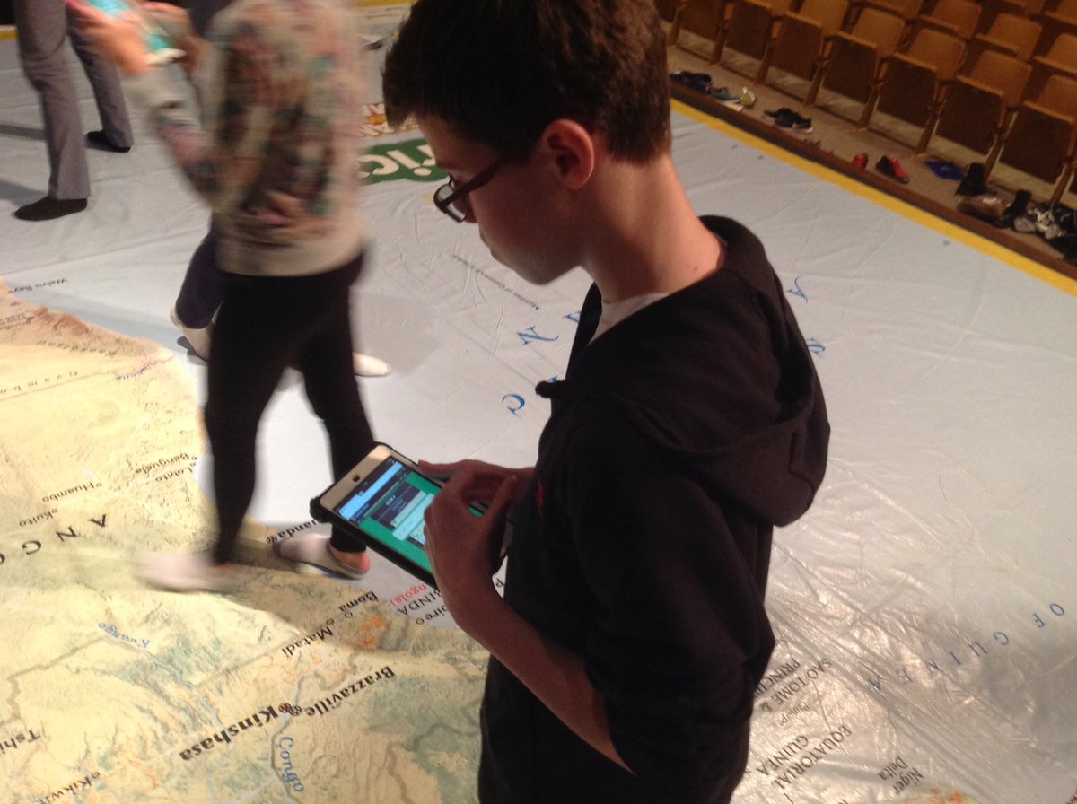 mrwabbe's tweet photo. 5th hour play @quizizz while on the National Geographic Giant Map of Africa! https://t.co/EHGPUO8oWA