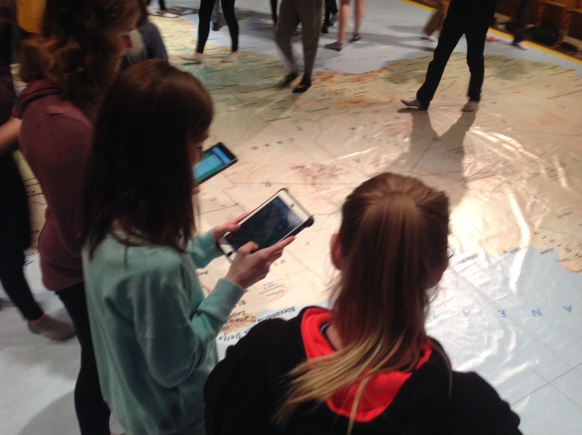 mrwabbe's tweet photo. 5th hour play @quizizz while on the National Geographic Giant Map of Africa! https://t.co/EHGPUO8oWA