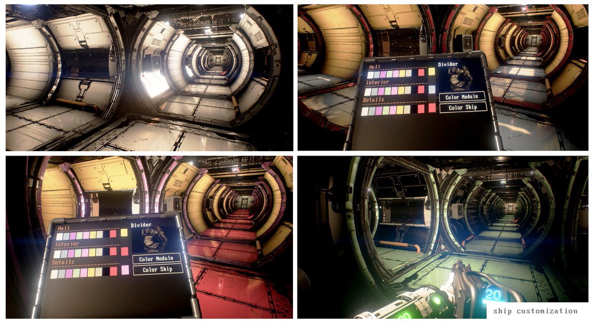 Don't forget to take some time out of saving the human race, battling aliens and repairing that hull breach to add some colour to your ship!