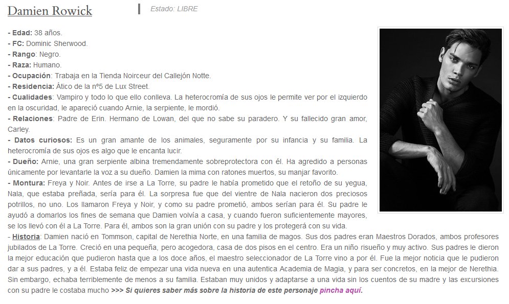 MagicDiariesRol's tweet image. &amp;gt;&amp;gt; Tenemos personajes de todo tipo. Algunos con un pasado oscuro... &amp;gt;&amp;gt;