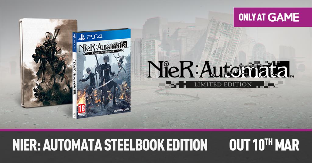 Game Co Uk Pre Order Nier Automata Steelbook Edition To Add This Exclusive Steelbook Case To Your Collection T Co Wzeldtl1z2 T Co Vgkjsni6zb