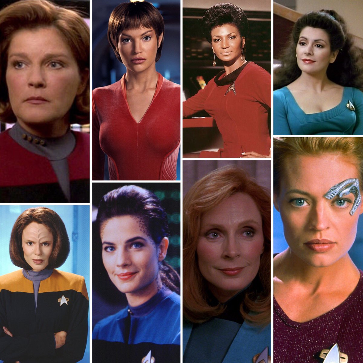 "Worlds may change, galaxies disintegrate, but a woman... always remains a woman." 🖖🏼🚀👩#WomensHistoryMonth #WomenofStarTrek #StarTrek