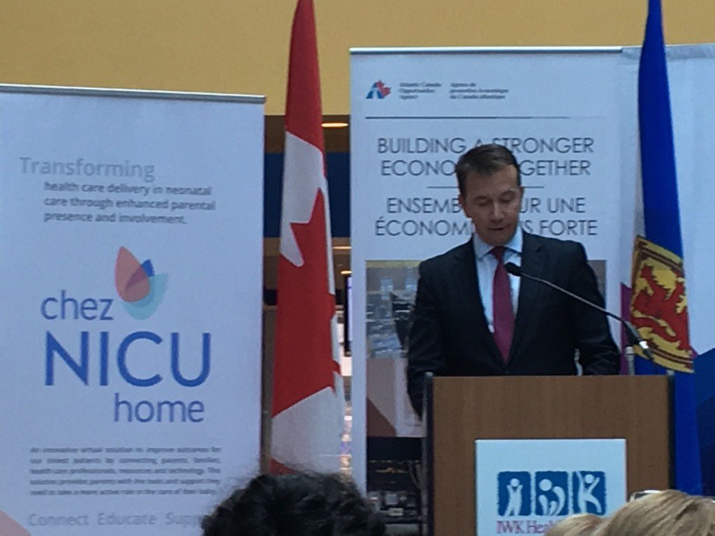 Congrats <a href="/DrMCampbellYeo/">Marsha Campbell-Yeo</a> @iwkceo @IWKHealthCentre on exciting announcement of #ChezNICUHome