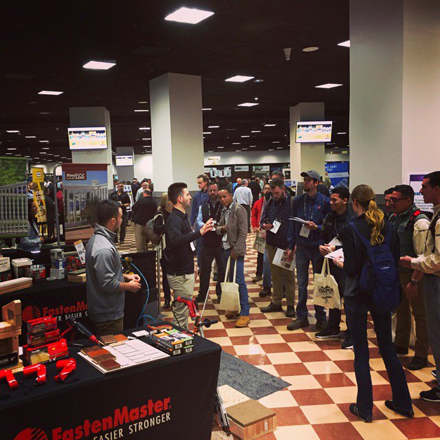 FastenMasterPro's tweet image. Lots of energy at the #IDEAS2017 show. Stop by booth number 4 to say hi and ask any questions you may have. #PAMFast #FrameFAST #CortexPlugs