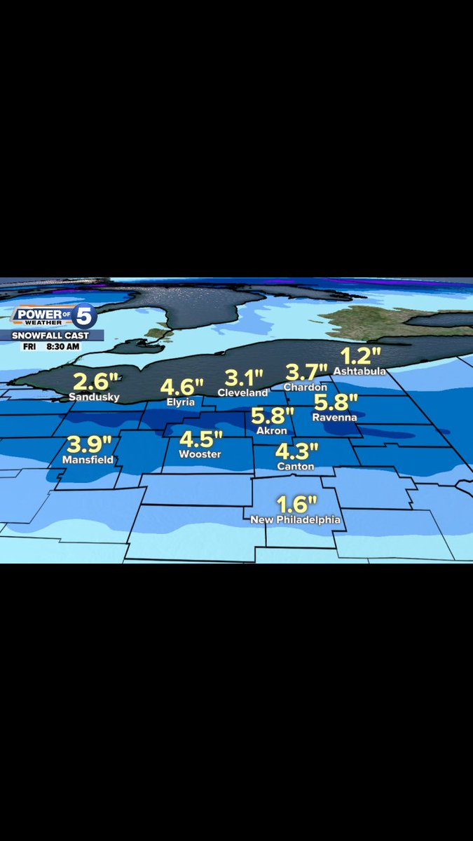 cdink2's tweet image. Tornado Warning last night, almost 6" of snow overnight tonight. What is going on here?!