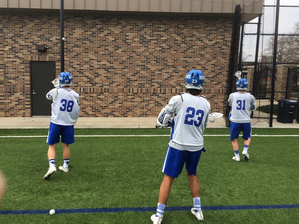 QKessenich's tweet photo. On the wall @DukeMLAX You can't do enough wall ball. https://t.co/fsx3osPsTS