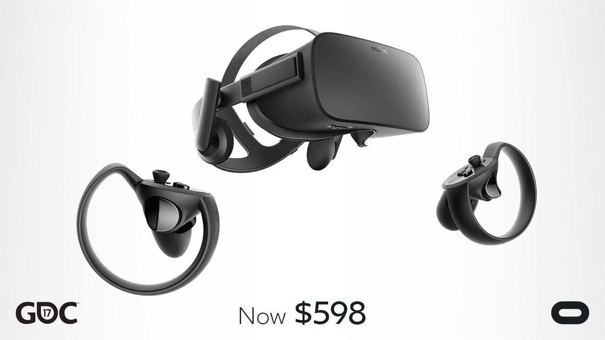 MetaQuestVR's tweet image. Upgrade your gaming experience for less. Oculus Rift + Touch is now only $598. ocul.us/2lrTWPG