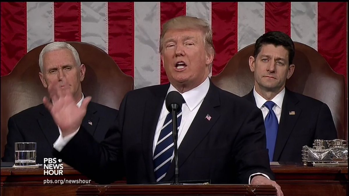 TrumpStudentsCA's tweet photo. So Presidential! Last night was amazing, America is back y'all! #trumpaddress  #TRUMP https://t.co/8Vj5266IC7