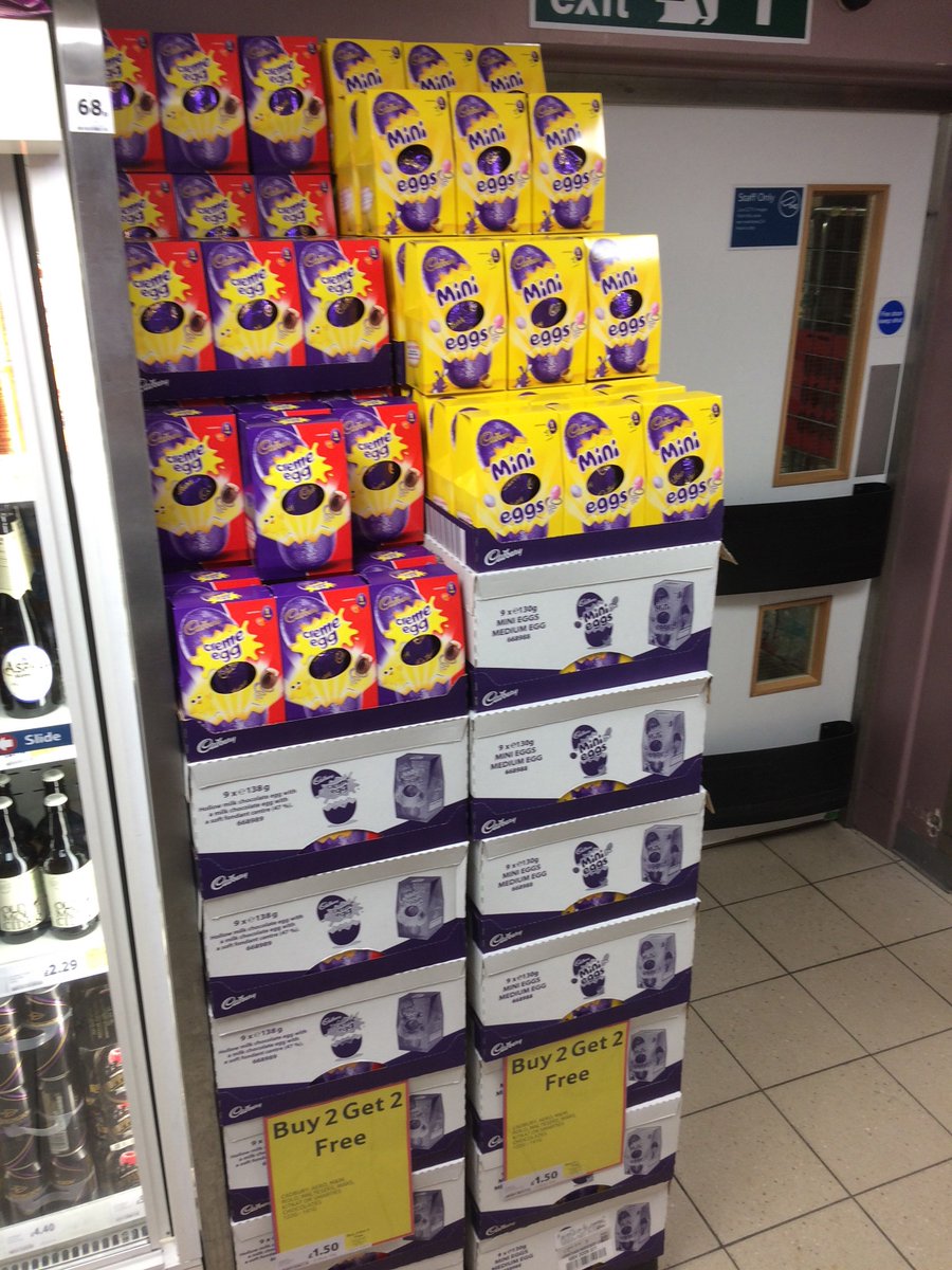 Express6804's tweet image. Easter eggs buy 2 get 2 free we have loads offer ends Tuesday
