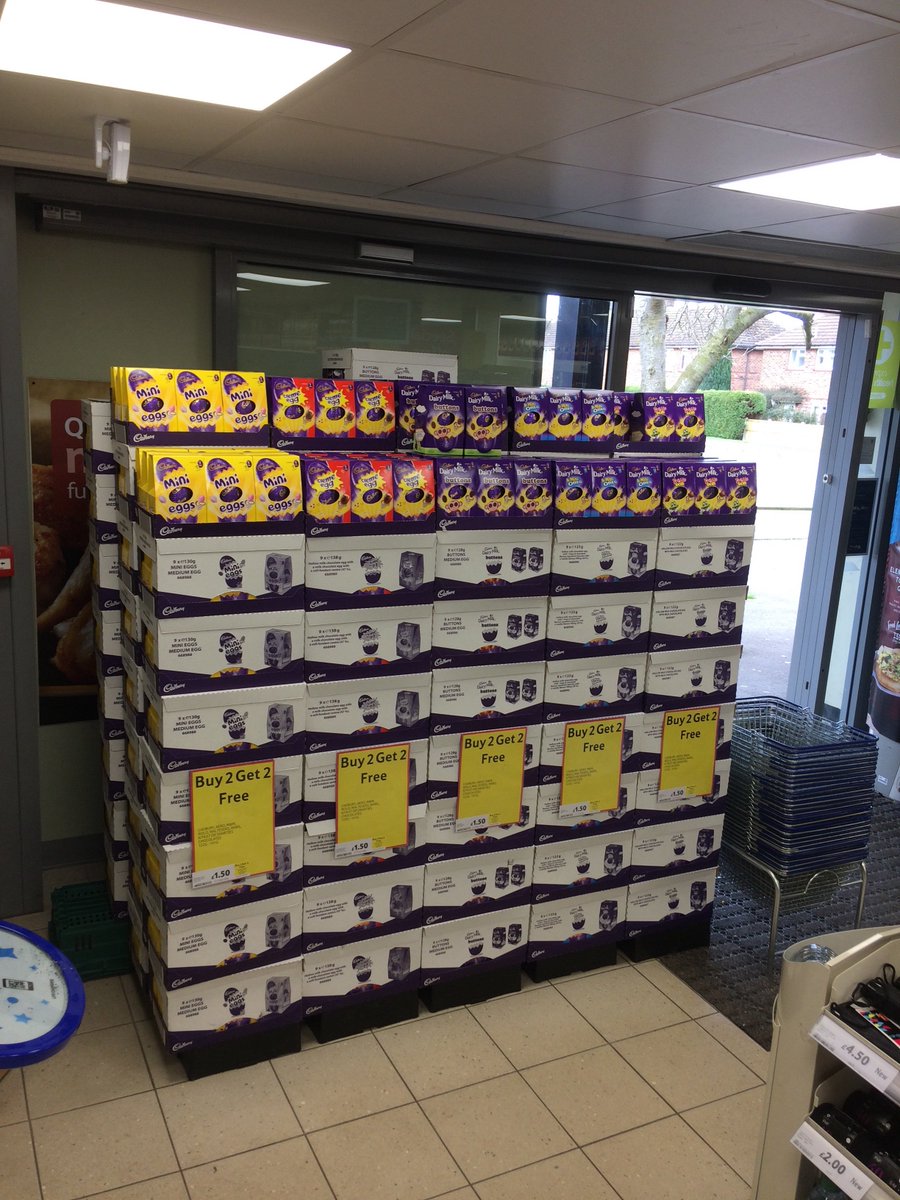 Express6804's tweet image. Easter eggs buy 2 get 2 free we have loads offer ends Tuesday