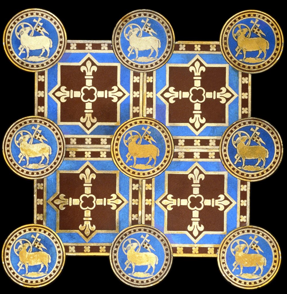 Architect Augustus Pugin was born #onthisday in 1812. These beautiful tiles were designed by him in the 1840s and 50s