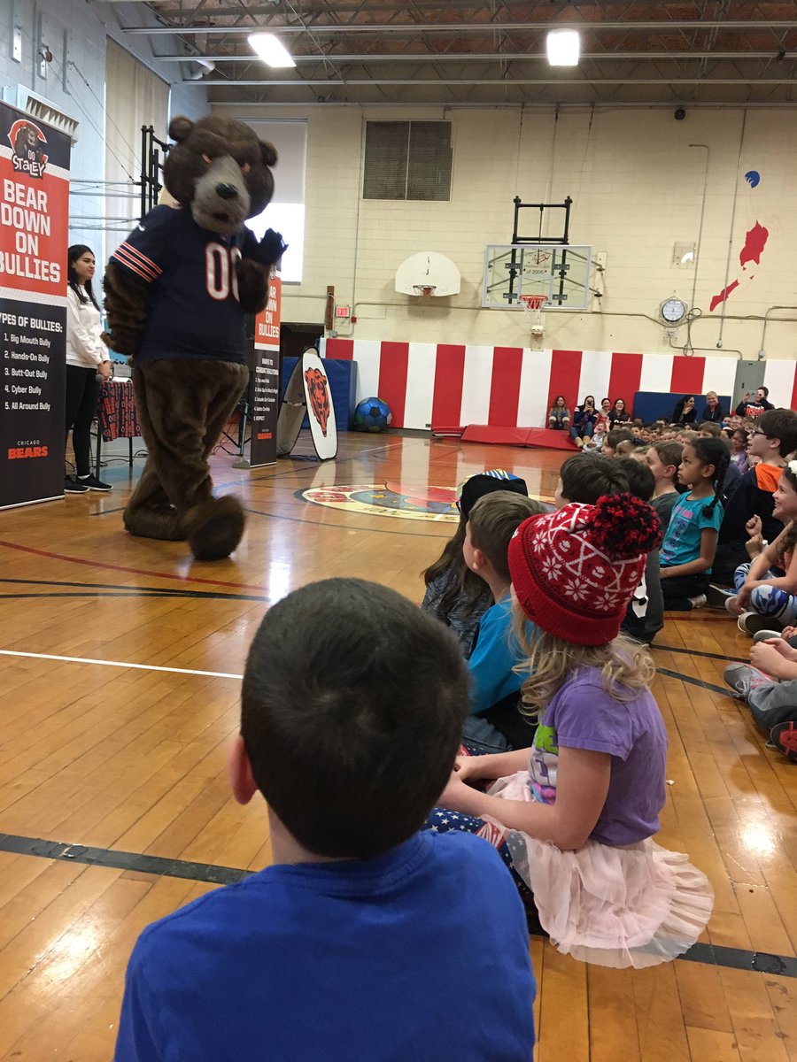 BastableKinder's tweet photo. Staley the Bear has some great moves and helps us learn about bullying. https://t.co/cLPc4CX327