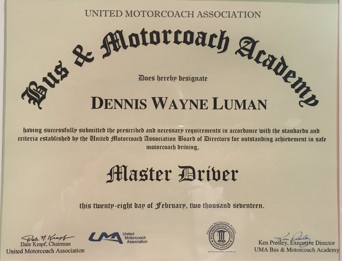 RCCharters's tweet image. Congrats Dennis on finishing in the top 3 best drivers in the nation @ UMA 2017 and receiving "Master Driver" distinction. #bestofthebest
