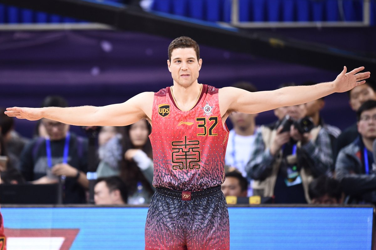 BleacherReport's tweet photo. After averaging 37.5 ppg in China, Jimmer Fredette is reportedly drawing interest from NBA teams https://t.co/IzVdnWDSEg https://t.co/4tBJlkTzMa