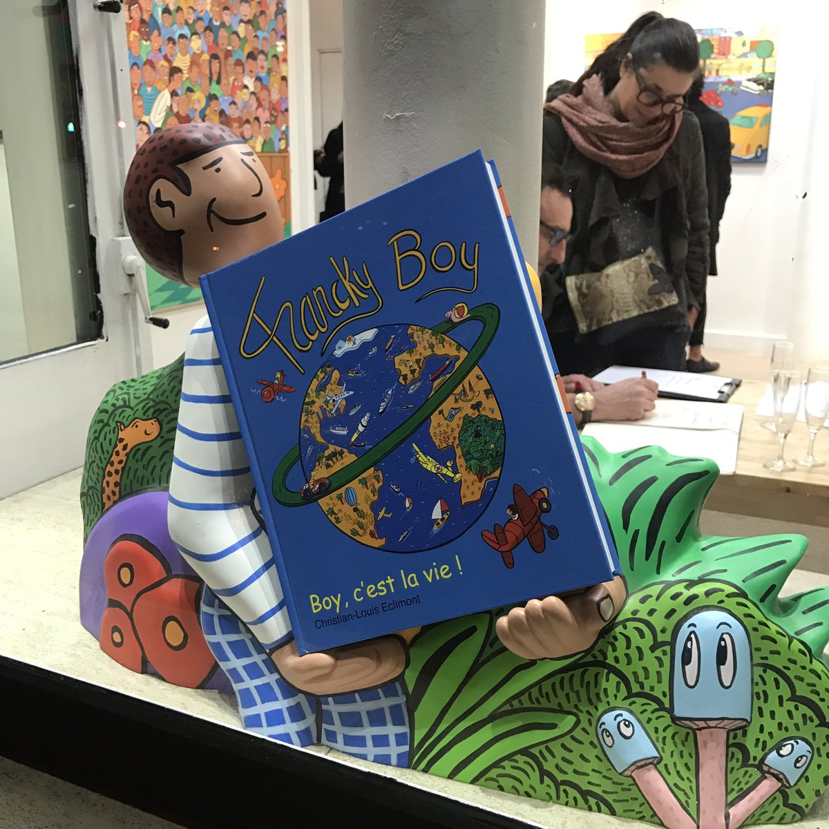 le18bis's tweet photo. Francky Boy s'expose au 18Bis jusqu'au 05 mars ! #culture #Paris #artcontemporain #exposition #galerie https://t.co/xgZfhiT8hw