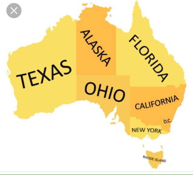Veluddannet ægtefælle Materialisme Andrew Brown Twitterissä: "Someone has made a map of Australian states with  their US equivalent and it's pretty spot on tbh https://t.co/eiC8VQa3Gp" /  Twitter