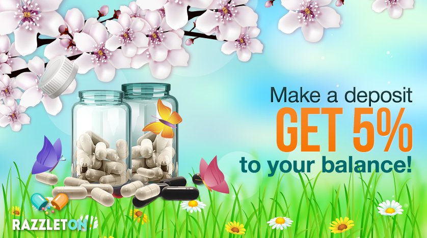 Razzleton_HC's tweet photo. 🎁Make a deposit - get 5% to your balance!
https://t.co/uzzZZf0s1G
#razzleton #health #investing #successquotes #finance https://t.co/g2SSMsJID7