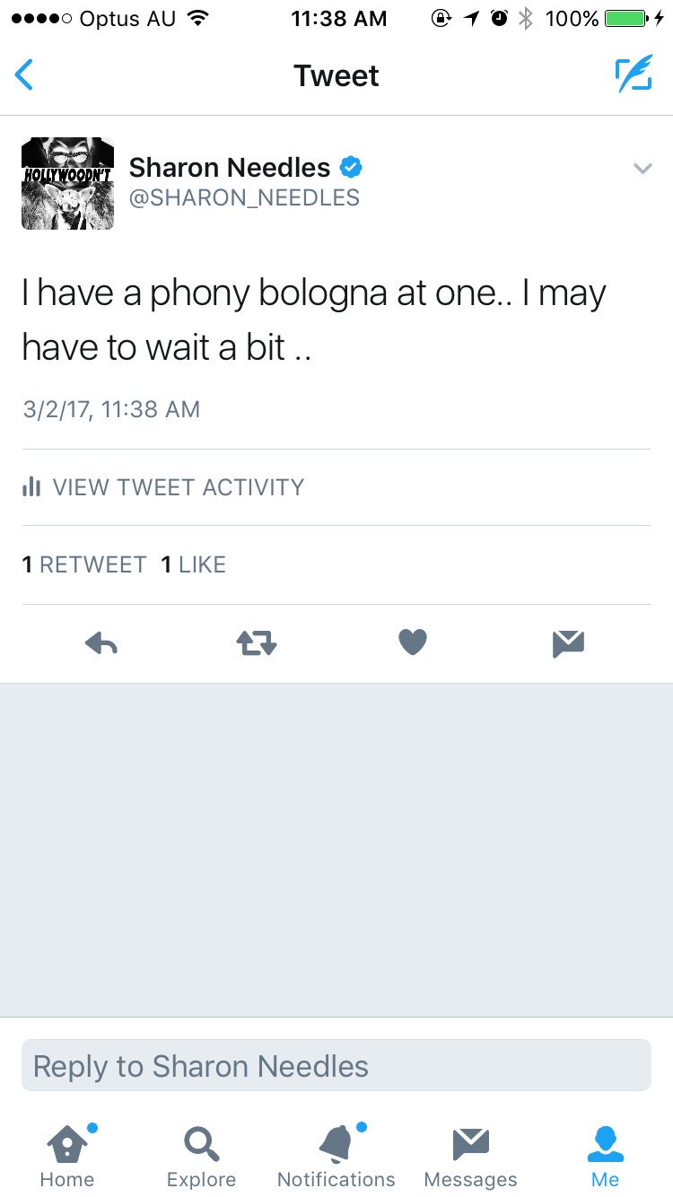 Sharon Needles On Twitter When You Think You Re Texting Courtneyact