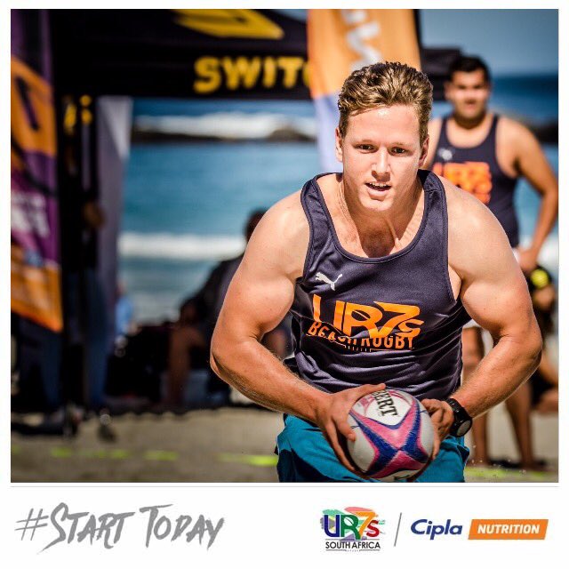 CiplaNutrition's tweet photo. TO THE BEACH! @UR7sSASports #BeachRugbySeries kicks off on Camps Bay Beach tomorrow opposite @CafeCaprice. Come watch the kings of the sand! https://t.co/7dzsa81QGo