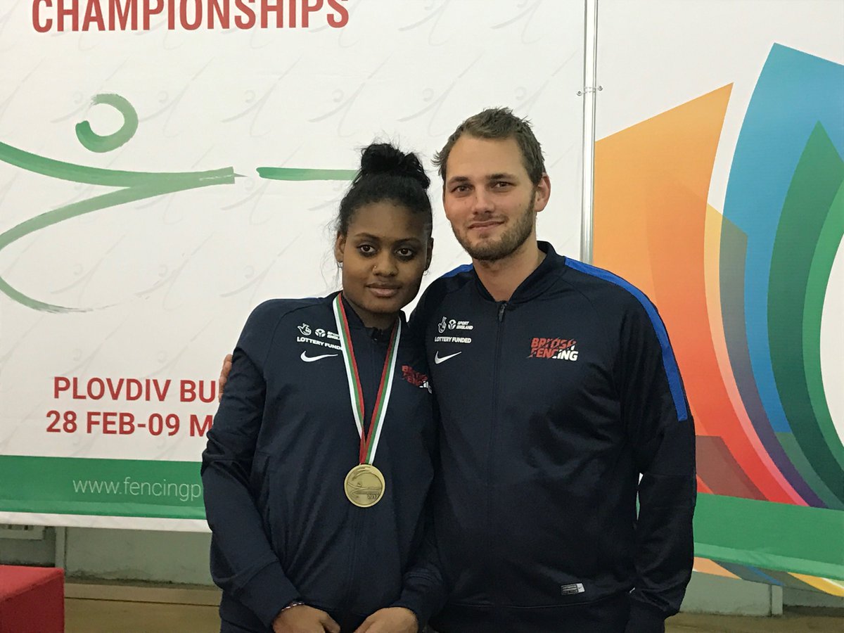 YASMIN CAMPBELL SECURES EUROPEAN BRONZE.  Many congrats to Yasmin and her team!  Here's our report, ow.ly/DarD309upnw #gbrfencing