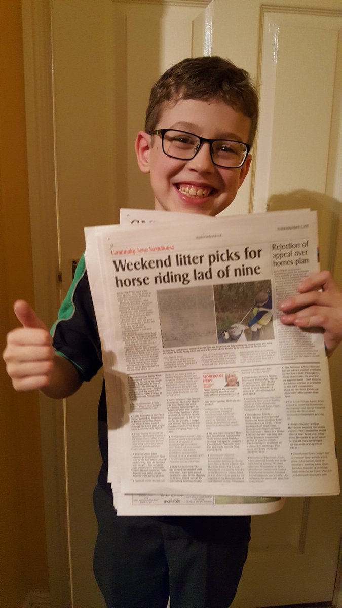 reallysamlewis's tweet photo. Made it into print. Please give a well deserved #thumbsupHarry @prattprattpratt @RobertDowneyJr @SteveBackshall https://t.co/KdfvBelUXu