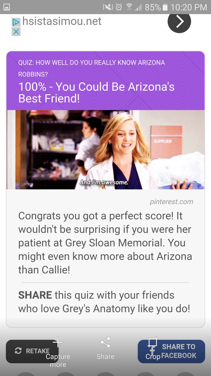 jxst1yesterday's tweet photo. Apparently I'm still a "Arizona Robbins" stan. 😎 #AZRules https://t.co/GyQKjefH4J