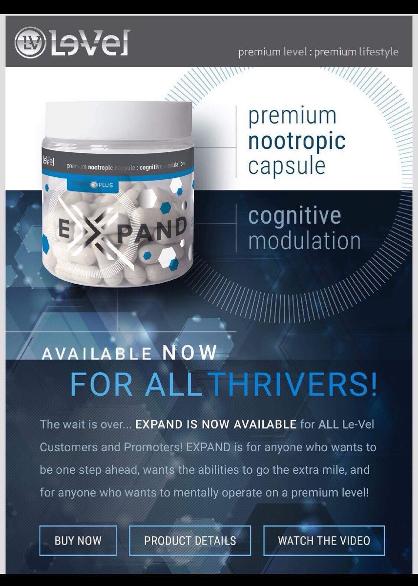 Dancingdee28's tweet photo. The latest offering from Le-Vel's premium line of nutritional supplementation! Read more here: https://t.co/hFbNjz5FE8 #nootropics https://t.co/xubxDPOYzV