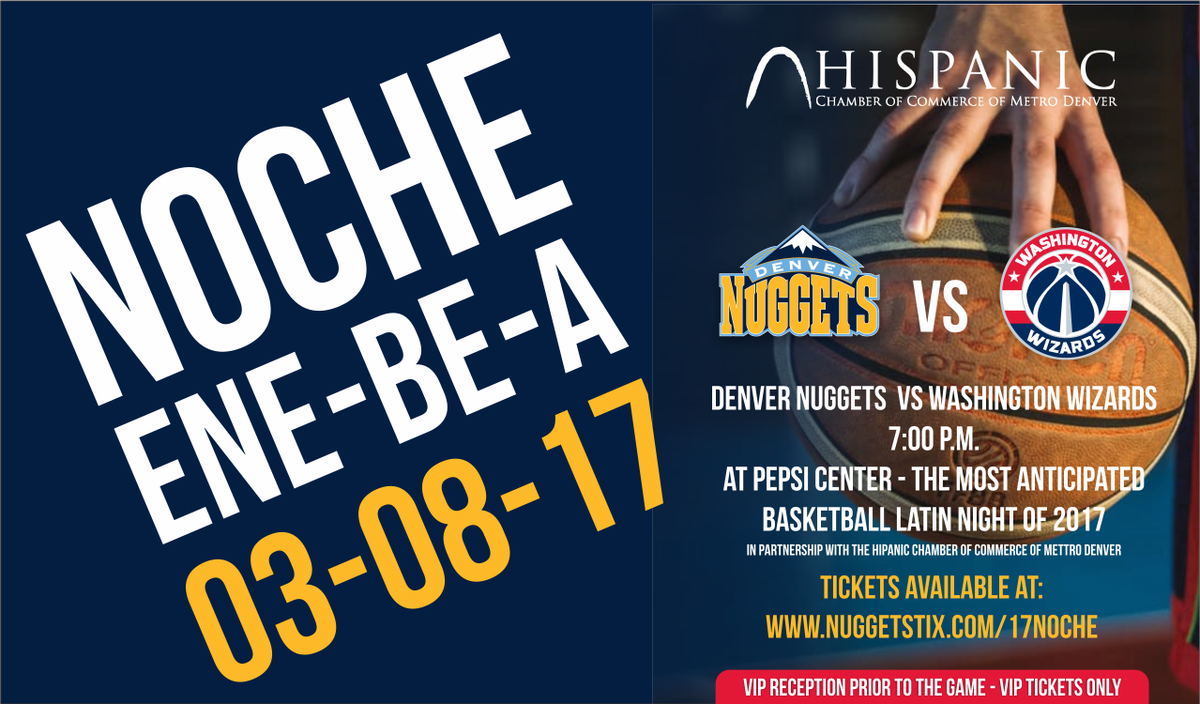 HispanicDenver's tweet image. The @nuggets and the @HispanicDenver would like to invite you to join us for Noche Ene-Be-A! ksegroups.com/landing.aspx?l…