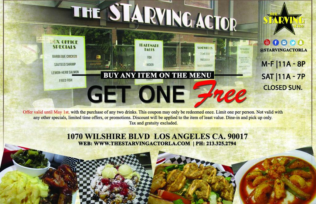 Today makes ONE year since we purchased our restaurant.  Come dine with us and use this coupon with your purchase.