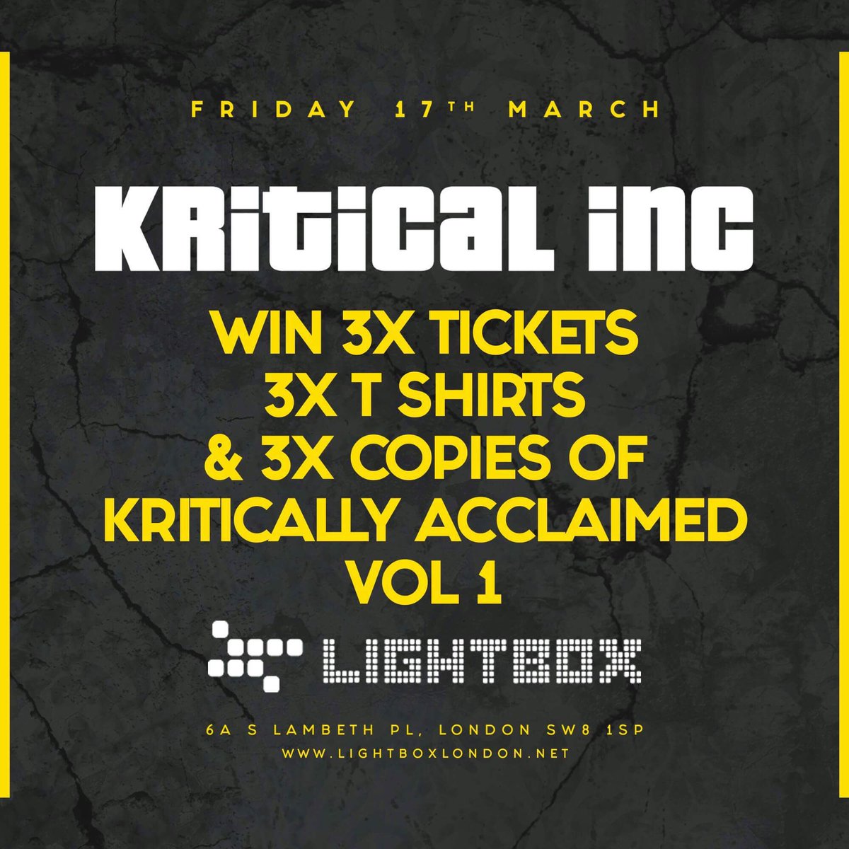 KriticalInc's tweet photo. **COMPETITION**

Follow the link to enter:

https://t.co/apMoxO2cVS https://t.co/fL7AQ80UN6