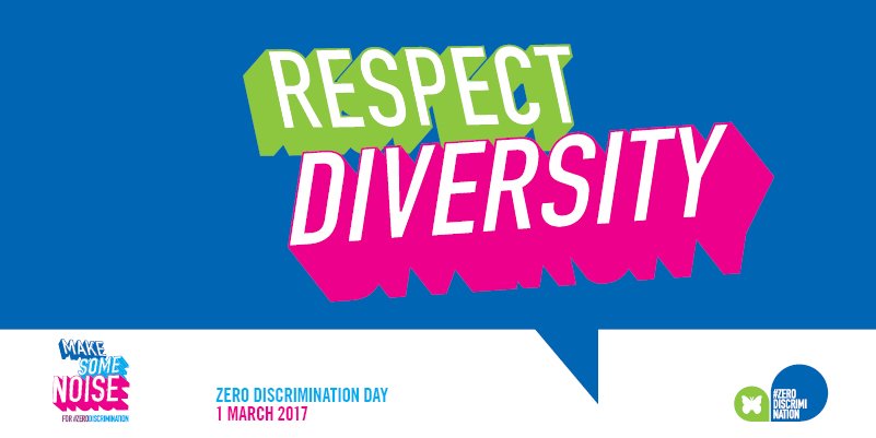 gary_srp's tweet photo. Today on #zerodiscrimination Day, we commend those who fight to end intolerance and celebrate those who support diversity! https://t.co/NISi50a61y