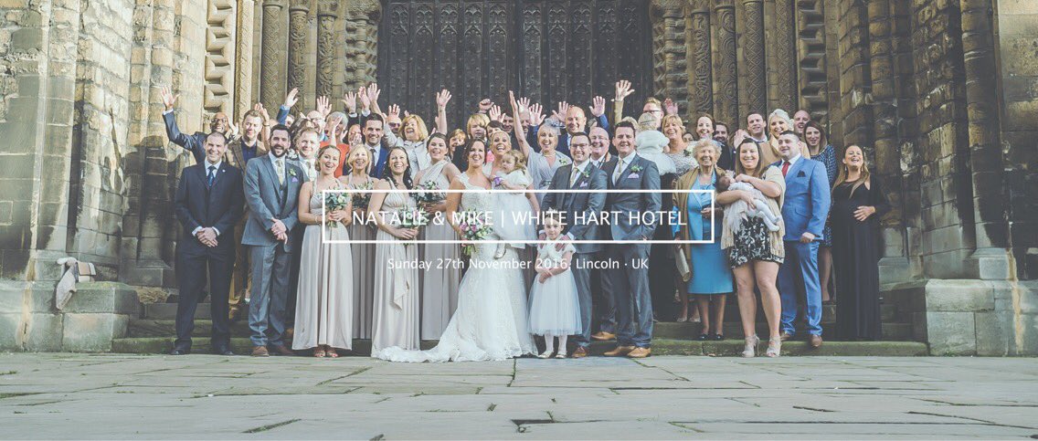 Natalie and Mike's UK wedding video #whitehearthotel is up on our Facebook page.